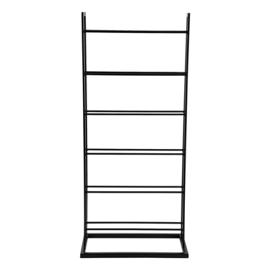 PT LIVING Metalni držač za boce vina, Single Floor, 5 boca, 38x84,5x20 cm, crni