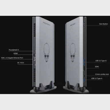 MINISFORUM Stolno računalo NUCXI5 / Intel Core i5-11400H, bez memorije, bez diska, NVIDIA GeForce RTX 3060, barebone