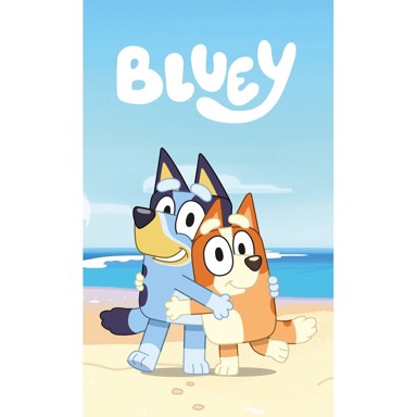 JERRY FABRICS Plava deka za bebe od flisa 100x150 cm Bluey