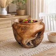 Zdjela za voće Jepara Ø 35 cm, tamnije smeđi teak