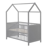 ROBA Sivi dječji krevet 70x140 cm