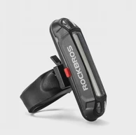 ROCKBROS Stražnje svjetlo za bicikl A54BK + micro USB - USB-A kabel - crno