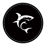 WHITE SHARK Podloga za stolice Pharaoh, crna