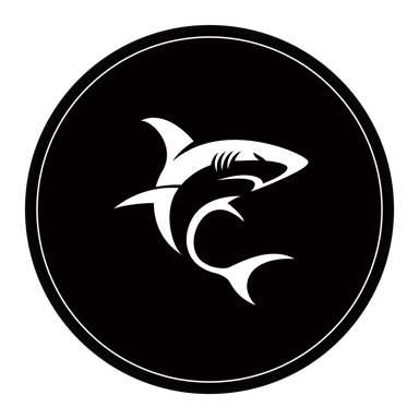 WHITE SHARK Podloga za stolice Pharaoh, crna