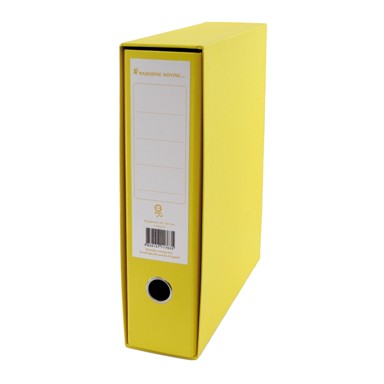 Registrator A4 Nano, široki, s kutijom, žuti