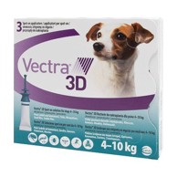 VECTRA CEV 3D pas 4-10 kg, 1,6 mL