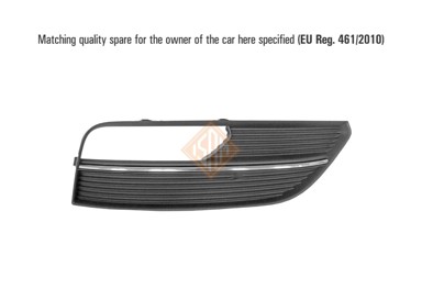 ISAM Maska branika Audi A3 12-16, prednja desna, sa maglenkom