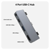 HYPERDRIVE HUB 4 u 1 USB-C za iPad Pro / Air / Mini, space grey