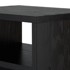 NORTHIX Stalak za monitor s policama, MDF i metal, 50 x 20 cm, crna