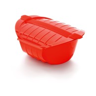 LÉKUÉ Silikonska posuda za kuhanje na pari 