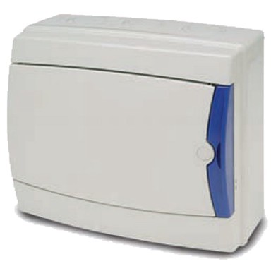 FAMATEL Kutija za osigurače 3908-T-KN/8, nadžbukna, 8 modula, IP65, bijela