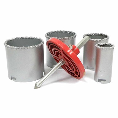 SILVER TOOLS Set dijamantnih krunskih pila za keramiku 5 kom