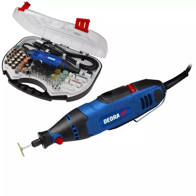 Mini brusilica, 135 W + set pribora 215 kom + kovčeg