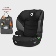 LIONELO Autosjedalica i-Size Lars, 100-150cm, siva + organizator