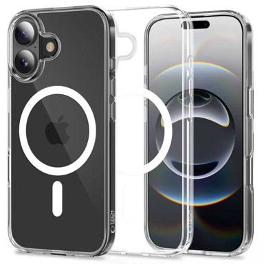 TECH-PROTECT Maskica za iPhone 17, Flexair Hybrid, MagSafe, prozirna