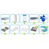 INTEX Montažni bazen 366 x 76 cm, set 4-u-1, 26712