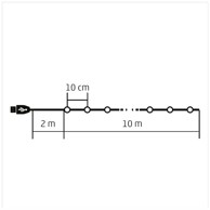 HOME Micro LED lampice, ML 112 RGB