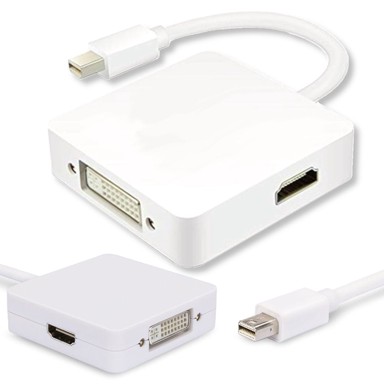 Adapter Mini DisplayPort na VGA, DVI i HDMI