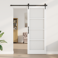 Unutarnja vrata s staklom 'ORKDAL' bijela 83x211x4 cm