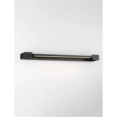 Zidna lampa Arga, LED 17 W, 3000 K, 1400 lm, crna