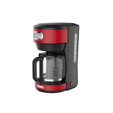 WESTINGHOUSE Aparat za kavu Retro, 1000 W, filter kava, do 10 šalica, 1,25l, crveni