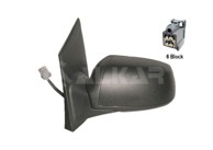 ALKAR Retrovizor Ford Focus 04-08, crni, lijevi, električni, grijani
