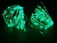 LED lampice u nizu, 200 LED lampica, 20 m, zelene