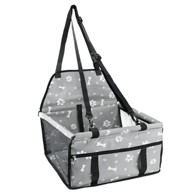 LIVEFY Paws transportna torba za pse 42x39cm, siva