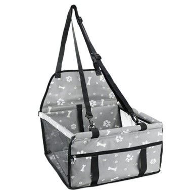 LIVEFY Paws transportna torba za pse 42x39cm, siva