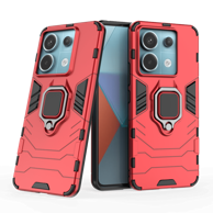 LENUO Maskica Armor za Redmi Note 13 Pro 5G, crvena