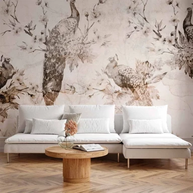 Tapeta Peacocks, 250x175 cm, standard