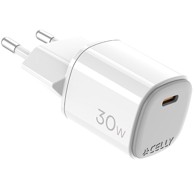 CELLY Kućni punjač GaN USB-C PD 30W, bijela