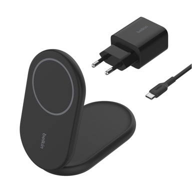 BELKIN Punjač, BOOST Charge, magnetni, 15W, uključuje USB-C izlaz, WIB007vfBK, crni