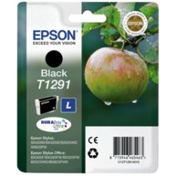 EPSON Tinta, T1291, original, crna