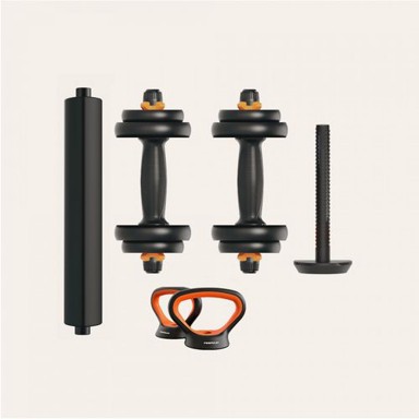 XIAOMI Set utega, FED V2, bučice, girje i podstavljene šipke, 40 kg