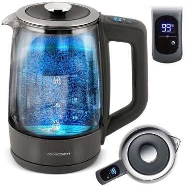 BERDSEN Kuhalo za vodu BD-711, 1.7 l, staklo