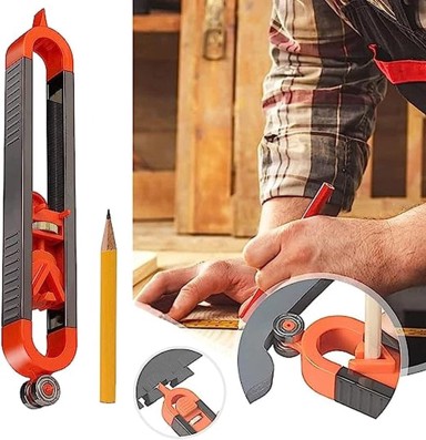 APTEL Mjerač konture, 23 cm, plastični, narančasti