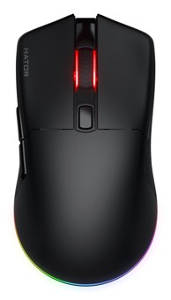 HATOR Gaming miš Pulsar 3 Wireless HTM630, bežični, crni