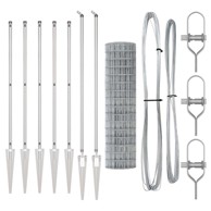 Euro ograda s 7 šiljcima 1,2x10 m cinkovani čelik 