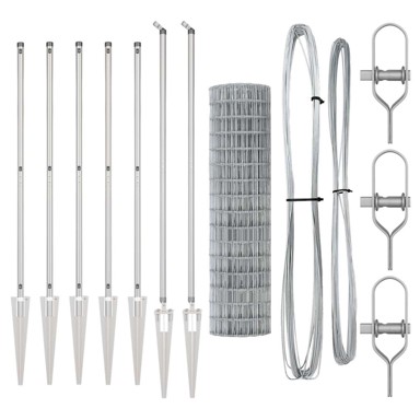 Euro ograda s 7 šiljcima 1,2x10 m cinkovani čelik