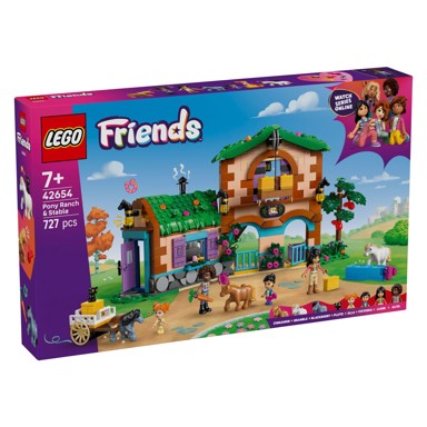 LEGO Friends Ranč i staja za ponije 42654