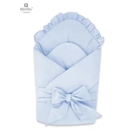 MIMINU Jastuk za nošenje Royal Baby, mašna, volan, plava