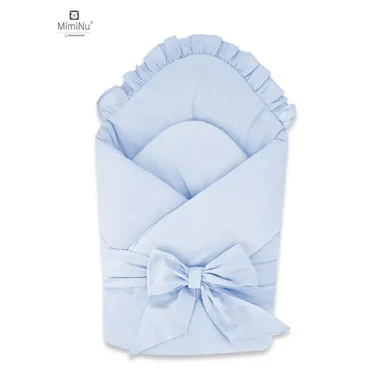 MIMINU Jastuk za nošenje Royal Baby, mašna, volan, plava