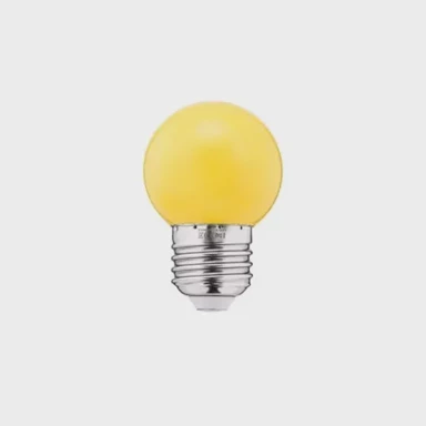 THORGEON LED žarulja u boji G45, 1W, 20 lm, 240V, PC, žuta