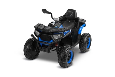 Quad na akumulator, crno-plavi