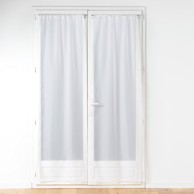 DOUCEUR D'INTÉRIEUR Bijele prozirne zavjese u setu 2 kom od mikrosatena 70x200 cm Voiline