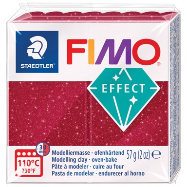 STAEDTLER Fimo Effect Galaxy masa za modeliranje 57 g crvena 8010-202