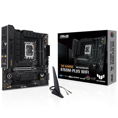 ASUS Matična ploča TUF Gaming B760M-Plus WiFi, Intel B760, mATX, s. LGA1700