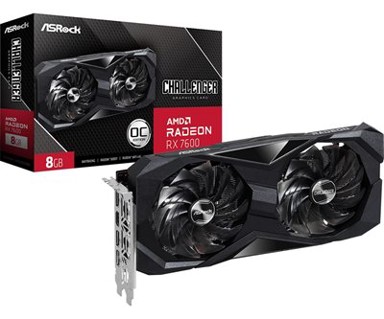 ASROCK Grafička kartica Radeon RX 7600 Challenger OC, 8GB, GDDR6