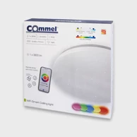 LED smart WiFi plafonjera 407-803, 36 W, 3800 lm, Ø490 mm, zvjezdano nebo